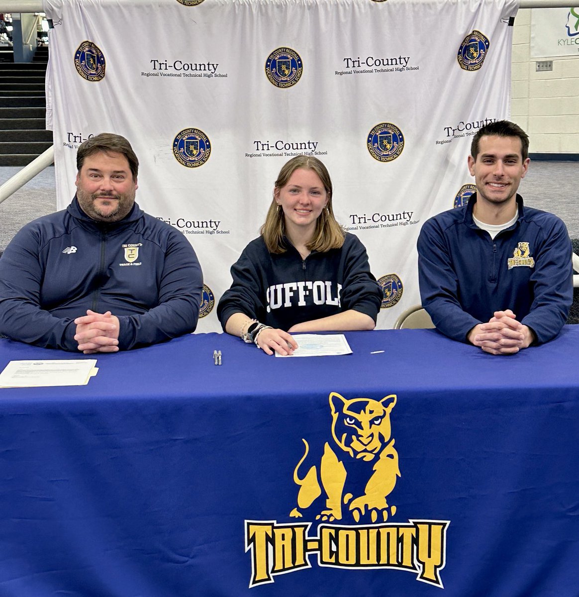 Congratulations to Averie Denelle ‘24 who is continuing her track and field career at Suffolk University next year.  #tcpride