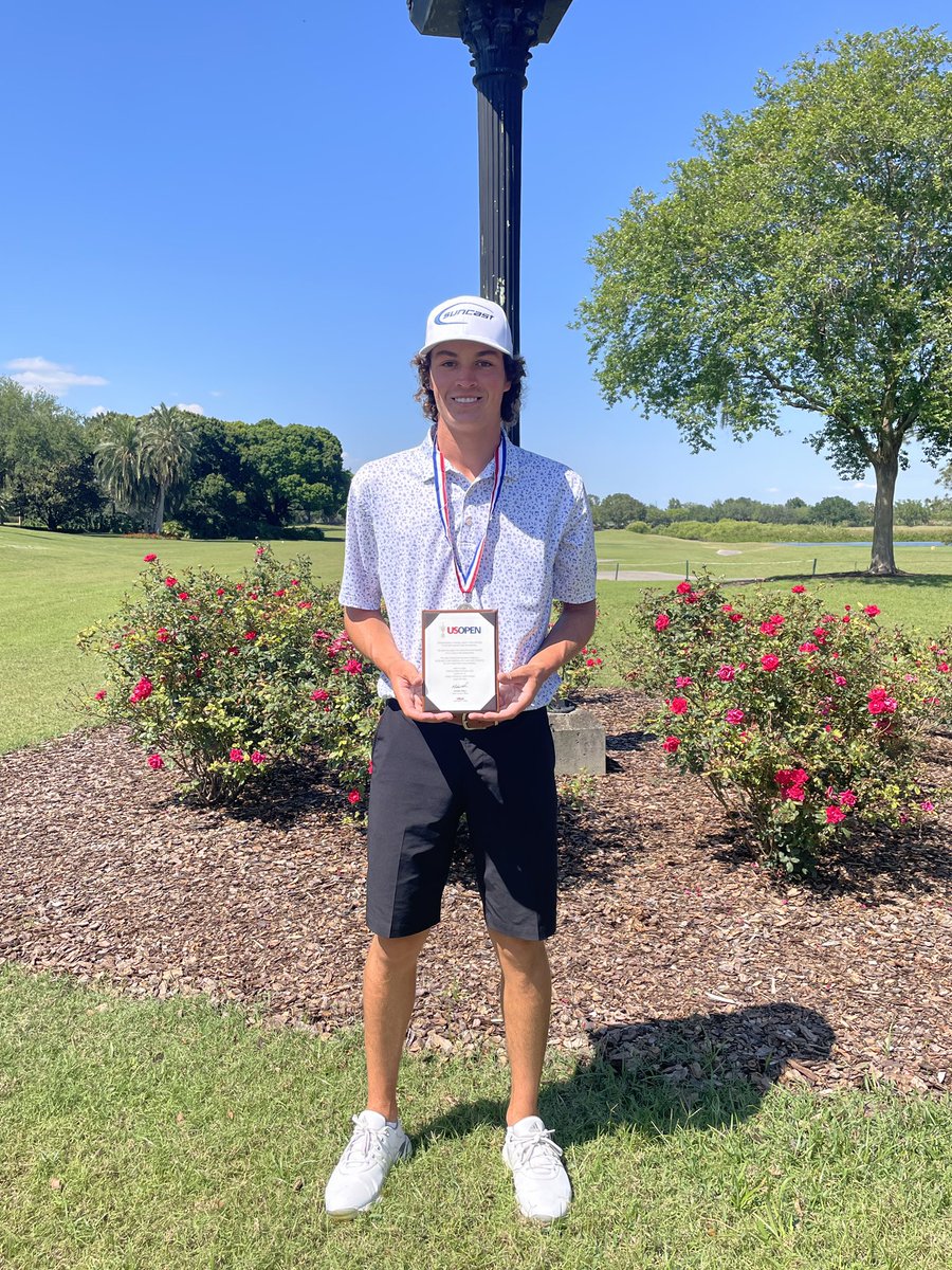 Stay 🔥🔥 Jake Peacock Jake shoots -5️⃣ to win US Open Local Qualifying today at Mission Inn‼️ One step closer to Pinehurst @usopengolf #HornsUp🤘