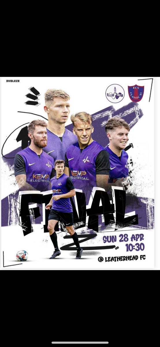 WandgasFcRES's tweet photo. CHARITY CUP FINAL 

Wandgas Rangers v @ecs_xi 

28th April 2024 @ Leatherhead Football Club 

10:30am KO (£7.50 entry for fans)

First season together, first trophy up for grabs 😍

#UTG https://t.co/nPlWqOvTog