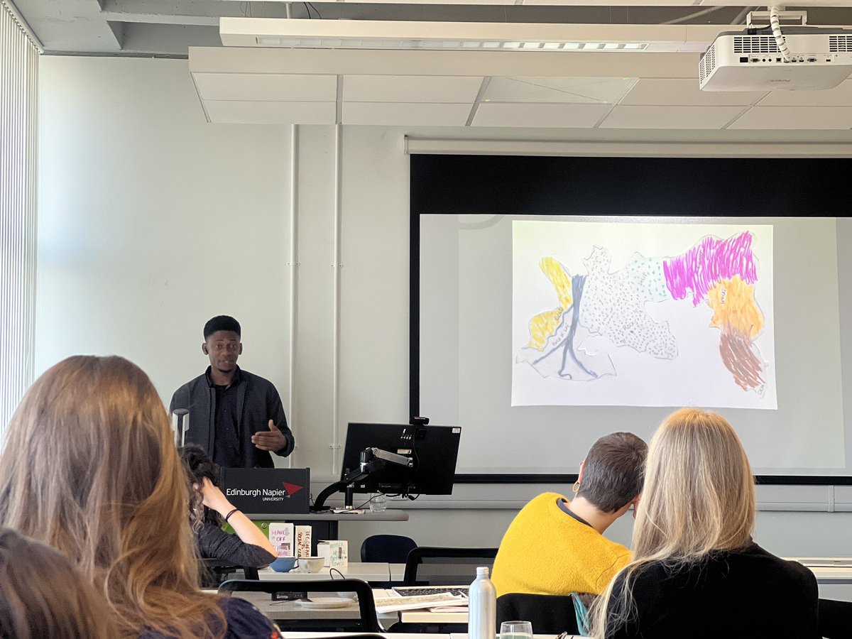 wonodey's tweet photo. As part of the @sgsah Earth Scholarship workshop held at the Edinburgh Napier University, I was happy to share a "map" of what interdisciplinary collaboration means for me and why this is important in our work as young researchers. The future of academia is collaboration. https://t.co/eMCmFLqhxC