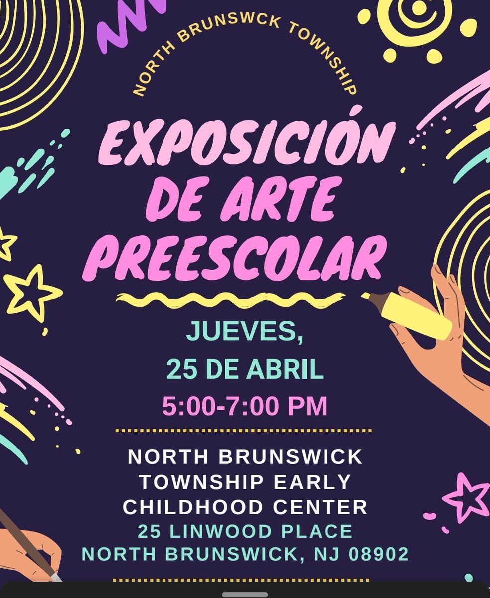 Our third annual Preschool Art Show is tomorrow. Can't wait to celebrate our young artists. #NBTeamPreschool