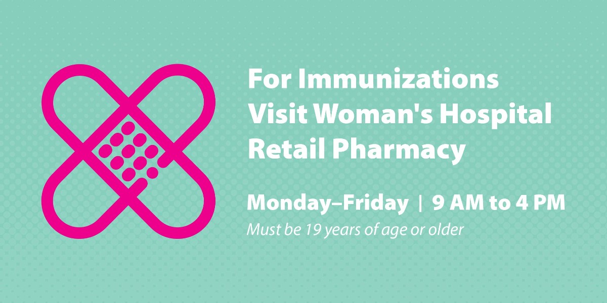 Did you know Woman’s Retail Pharmacy launched a new Immunization Program in October 2023 to make vaccines more accessible? Protect yourself and others by getting vaccinated at Woman’s! Visit brnw.ch/21wJ95y for more information. 
#WorldImmunizationWeek #SleeveUp