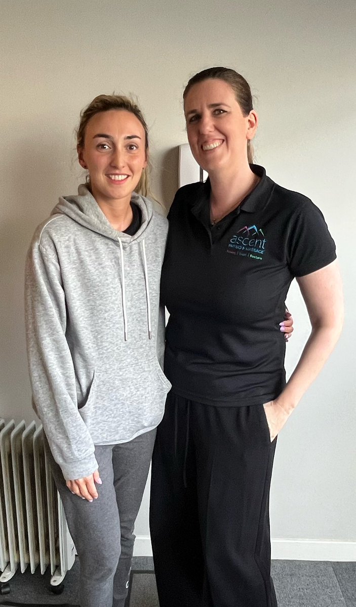 Big well done to client Lara who alongside partner Rebecca secured the doubles' crown at the 2024 Senior Scottish National Championships 🏓 🥇🏓 🏆 I think you'll agree this is a huge achievement Lara, thank you for choosing us for your sports massage treatments with Nadine 😊