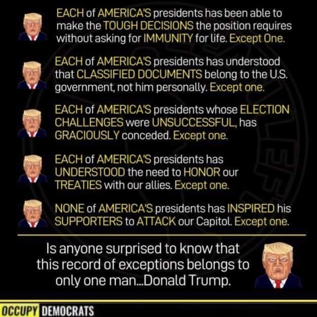 RealFactsVsFake's tweet image. #Trump #Exceptional #Except