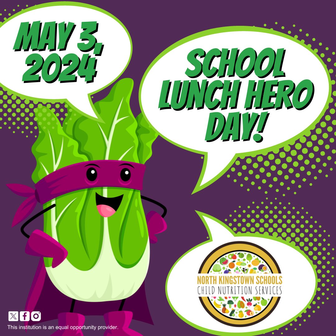 The countdown to School Lunch Hero Day begins! 🕒🌟

@nk_schools #NorthKingstownRI #NorthKingstownRhodeIsland #RhodeIsland #RIschools #WashingtonCounty