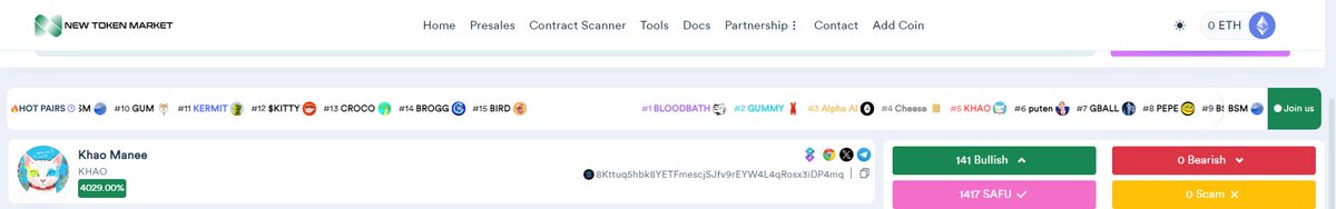 KhaoManee_Sol's tweet photo. $KHAO IS NOW LISTED ON https://t.co/DUjMrlF3sX 📈🔥

https://t.co/QVOWLN6fjP

#KHAO #MEME #SOL #NTM #LISTING https://t.co/oMWds3cxXj