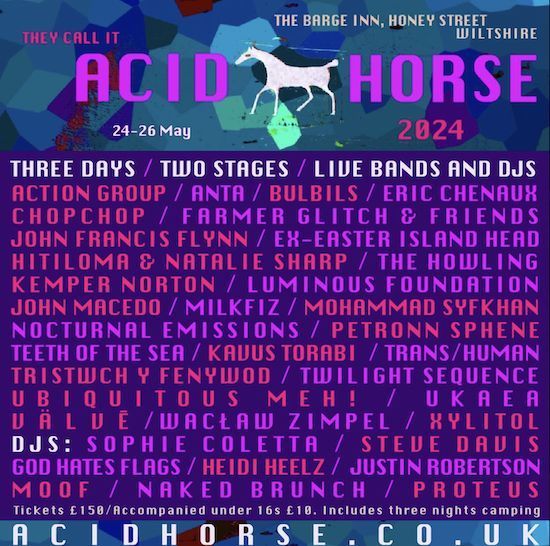 'The line up features the astonishingly good @JFFdublin who was responsible for one of our favourite albums of last year, Look Over The Wall, See The Sky...' Acid Horse 2024 buff.ly/3xMFJHS