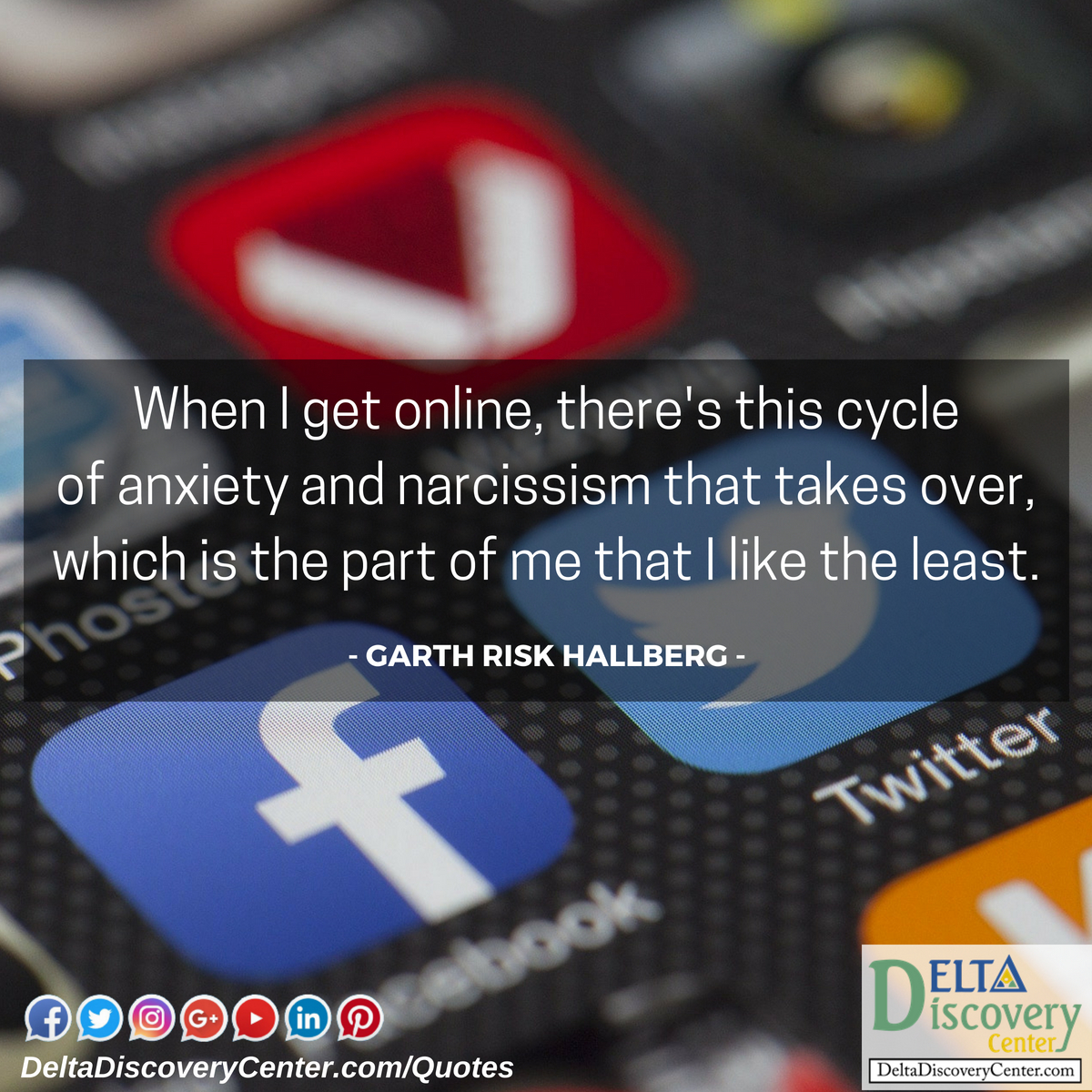 How does being online affect you?

 #stress #narcissism #garthriskhallberg