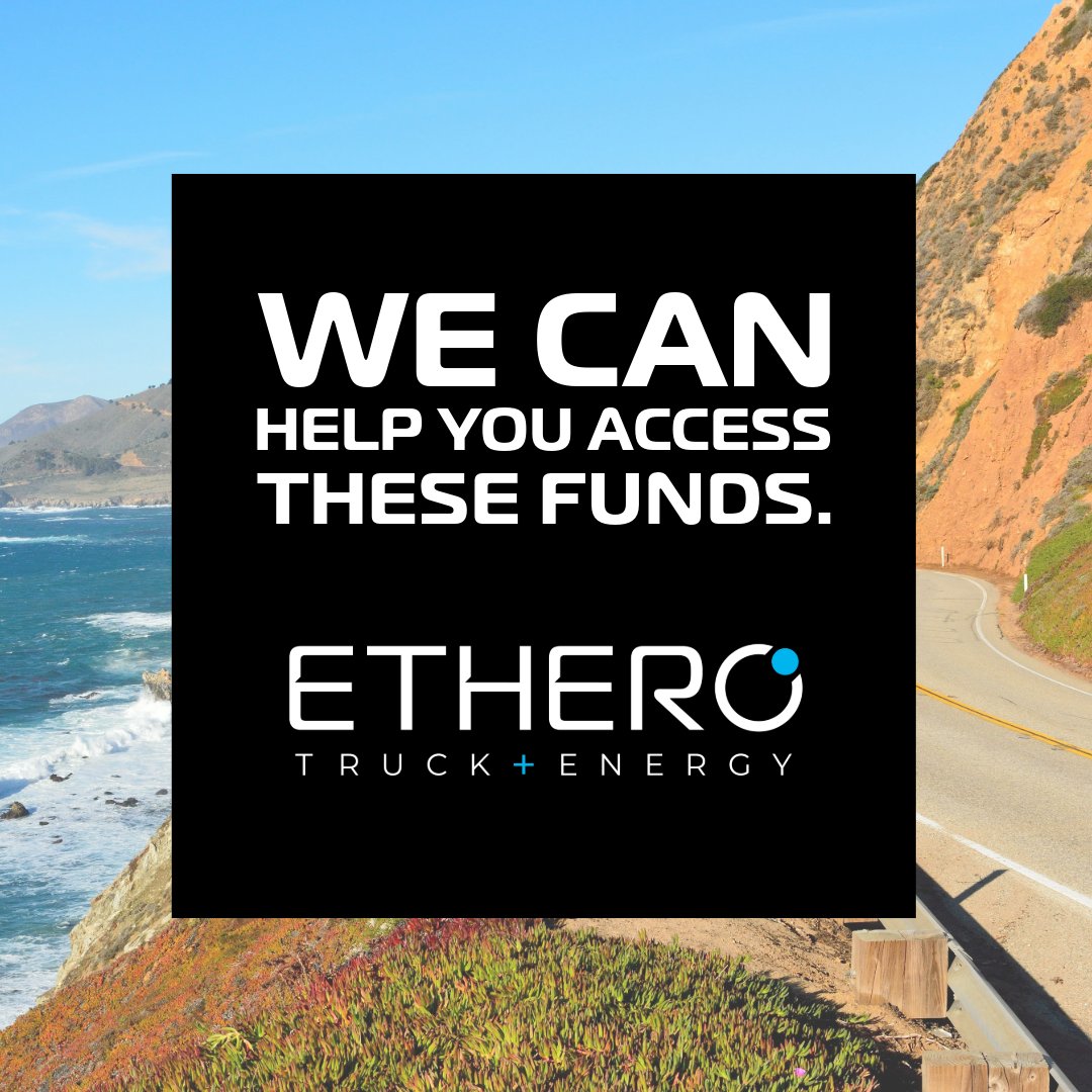 Calling all #FleetOwners in California! Small fleets with 20 trucks or less can now qualify for substantial incentives.

Let ETHERO assist you in accessing these funds. Contact us today: ethero.com