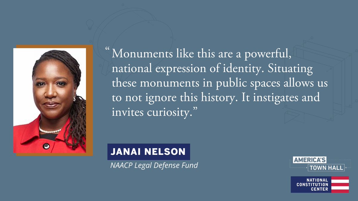 .@NAACP_LDF President @JNelsonLDF expresses her view of the importance of the Emmett Till and Mamie Till-Mobley National Monument and the impact of their presence #AmericasTownHall. 

Watch the full program: ow.ly/E1kT50RezbU