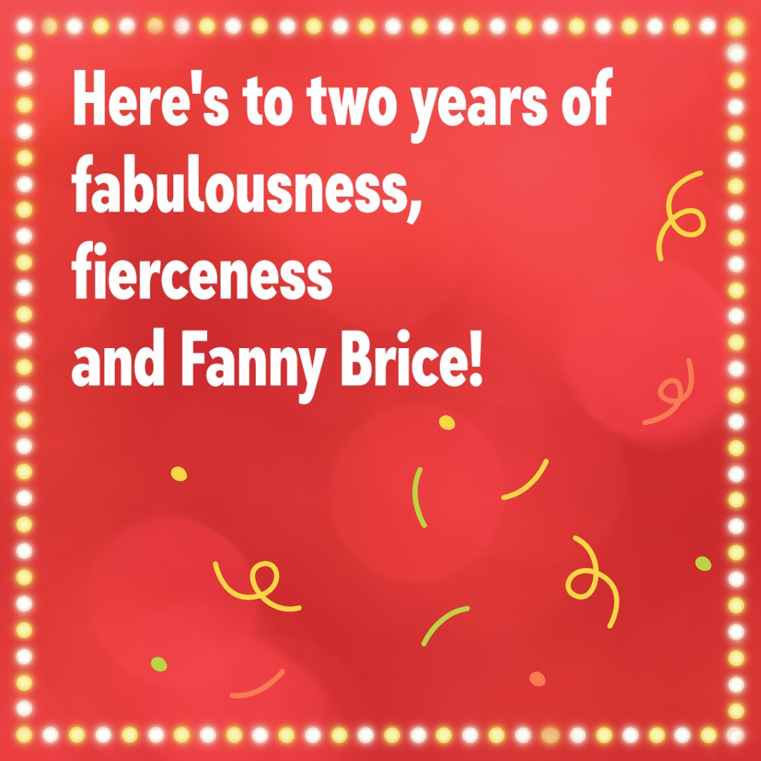 🎉✨ Get ready to celebrate @FunnyGirlBway in style — it's our two-year 'People' anniversary! Can you believe it's been two years since the Broadway revival production of FUNNY GIRL first dazzled audiences with Fanny Brice's iconic journey?