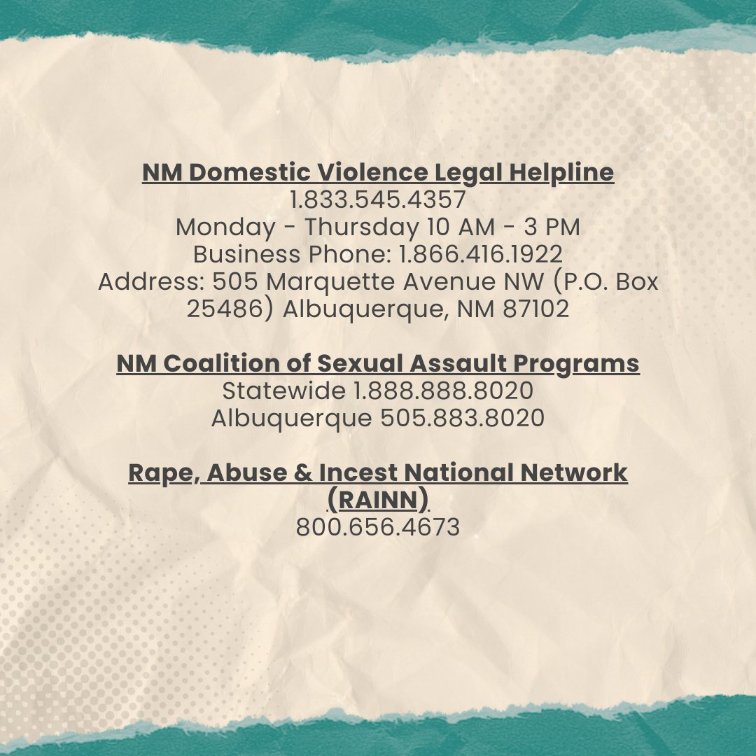As we continue our education on SAAPM, we put together these resources to assist you in times of need. 🛡️
Let’s ensure no one feels alone. Your well-being matters! Together, we can build a safer, supportive community. 🔄📚
#FreeResources #SexualAssaultSupport #CommunityCare