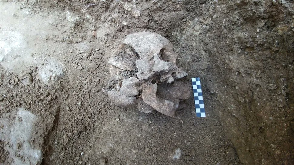 Fear of reanimated corpses may explain mysterious burials at 1600 year-old Cemetery - Archaeologists in Italy are uncovering a 1600 year-old burial ground containing the remains of infants, children (whose bodies were pinned down with rocks, likely to prevent 'revenants' rising