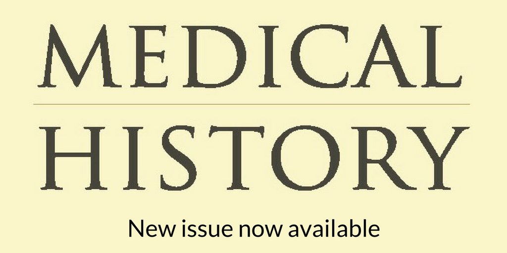 New issue of #MedicalHistory now available
📚 cup.org/3N8oPJq 

#twitterstorians #histsci #histSTM #histMed