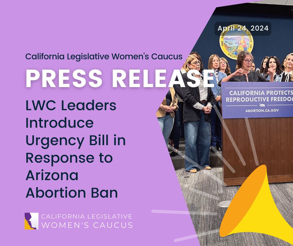 '...to Arizona people of child-bearing age, and those who love and support them, we have your back...' - @AsmAguiarCurry @NancySkinnerCA Read our full press release: womenscaucus.legislature.ca.gov/news/2024-04-2…