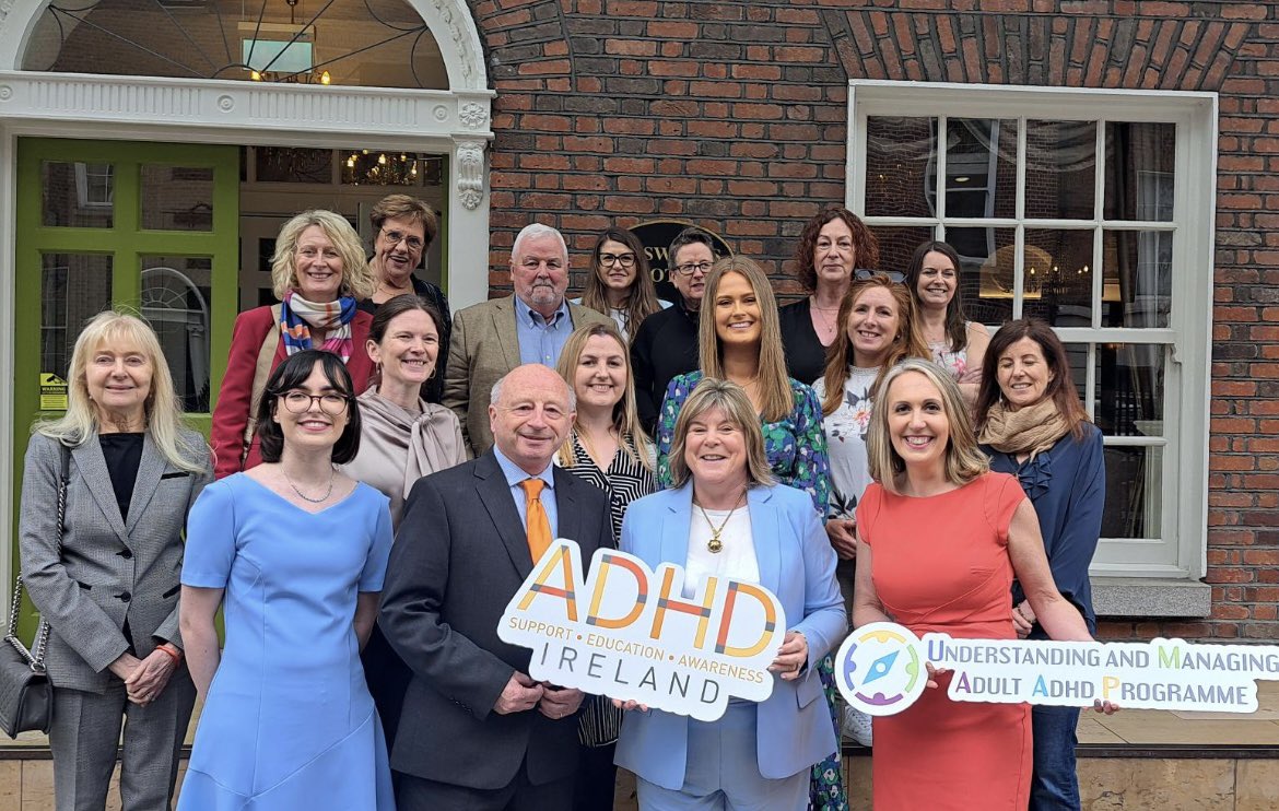 Great to launch @adhdireland #UMAPP programme. Understanding & Managing Adult ADHD Programme, is a significant support for everyday challenges. Pleased to be able to prioritise recurring funding for this evidence based support @NCP_AdultADHD @UCDPsychology @HSELive @roinnslainte