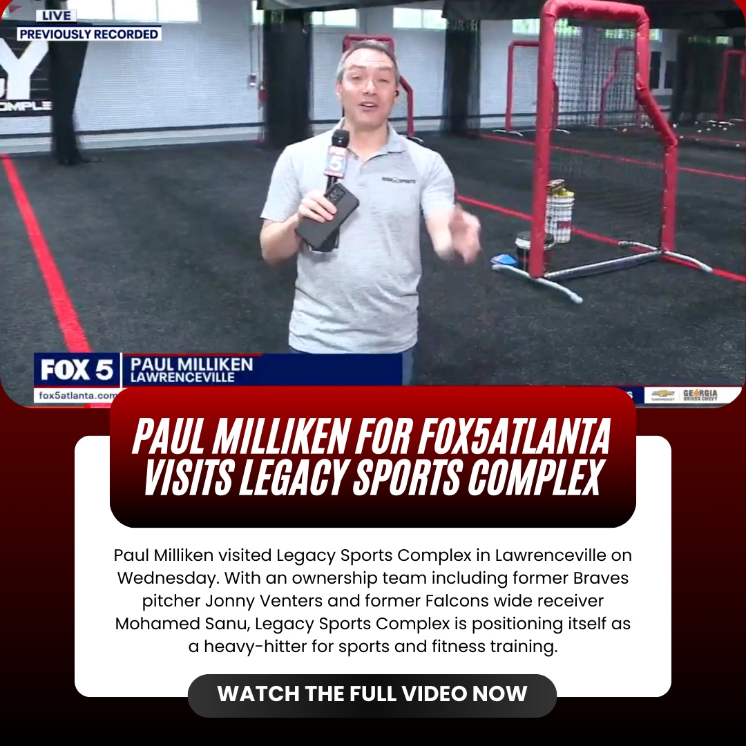 Great to see Paul Milliken from FOX 5 Atlanta checking out Legacy Sports Complex! At Legacy, we're all about helping you train like a pro, no matter your game. Come see what we're all about! Watch the full video here: fox5atlanta.com/news/good-day-… #KingSanu #MohamedSanu #LegacySp...