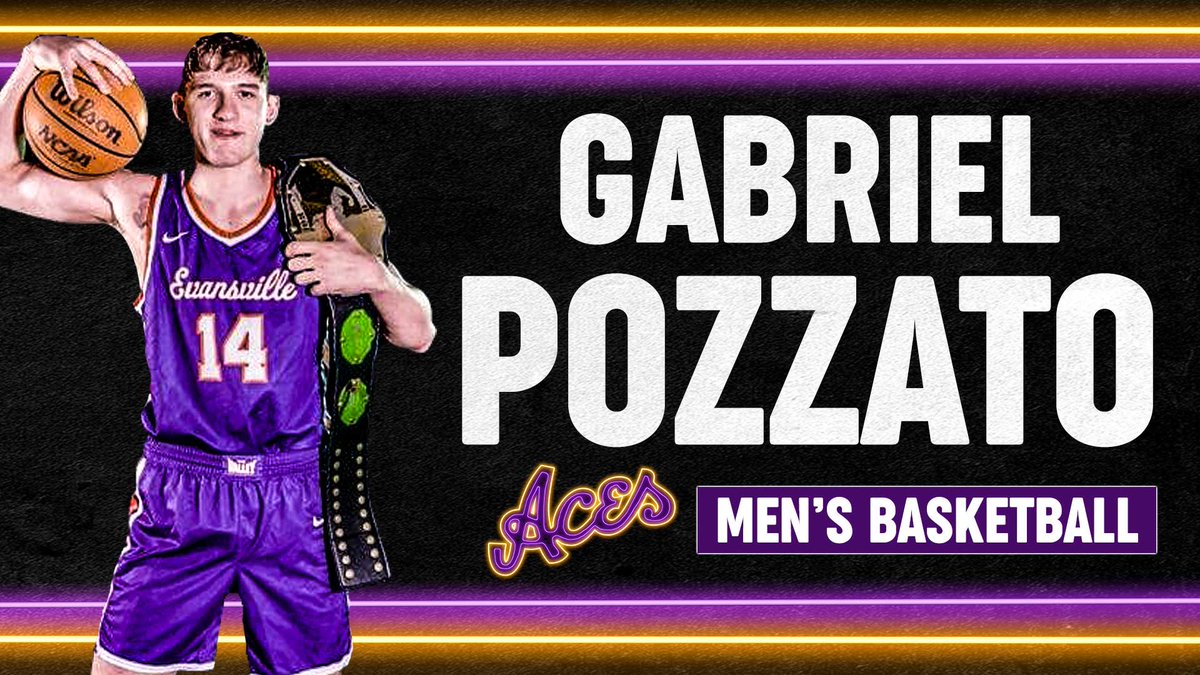 We are excited to welcome Gabriel Pozzato to the Purple Aces family! ➡️ Will be a 6-foot-7 freshman in the fall ➡️ Native of Italy ➡️ Played for the NBA Academy in Australia 📰 bit.ly/3QeCDmg 🏀 #ForTheAces