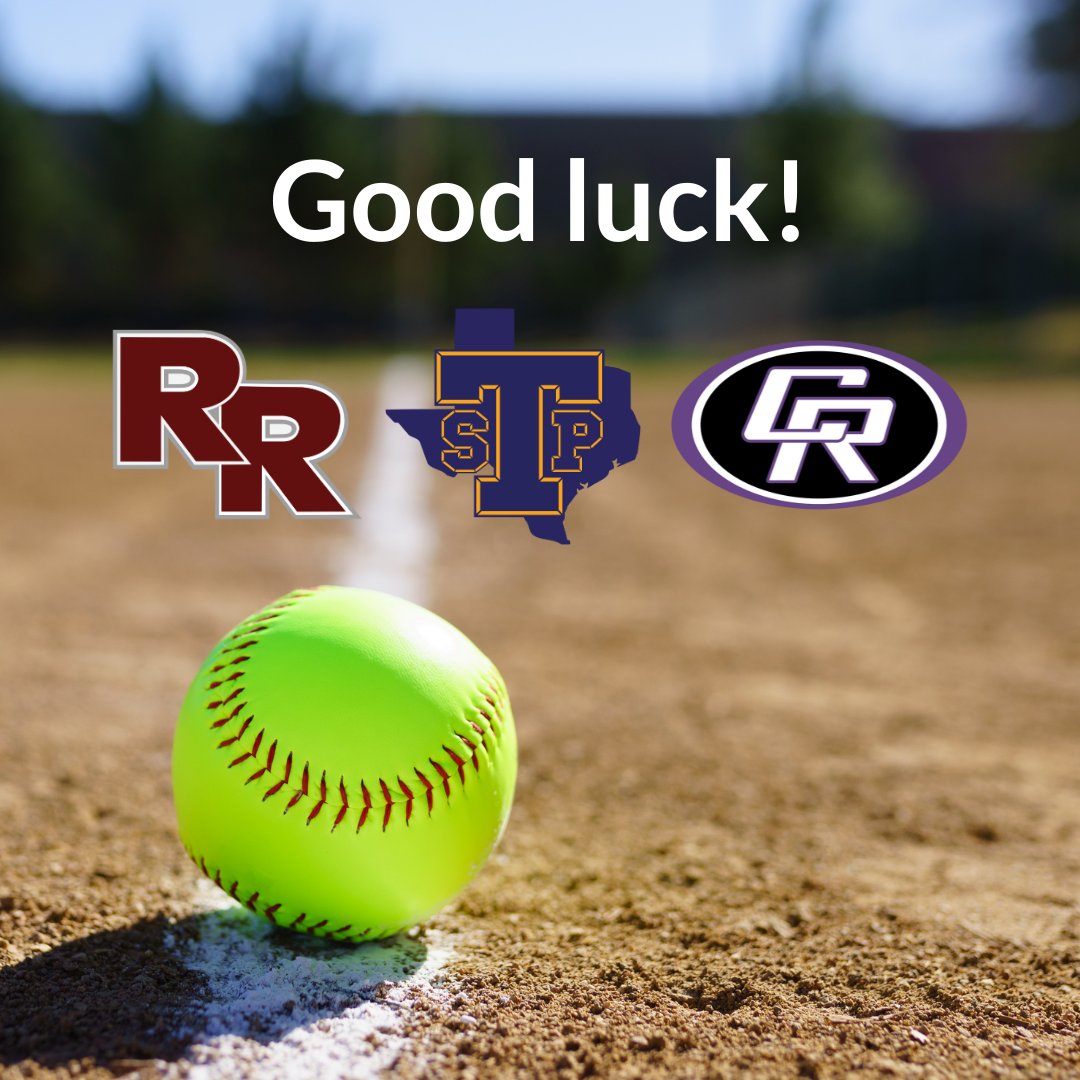 CONGRATS, AND GOOD LUCK!!! 🥎❤️ Stony Point, Cedar Ridge, and Round Rock High School all advanced their softball teams to the first round of Bi-District playoffs! 🎉