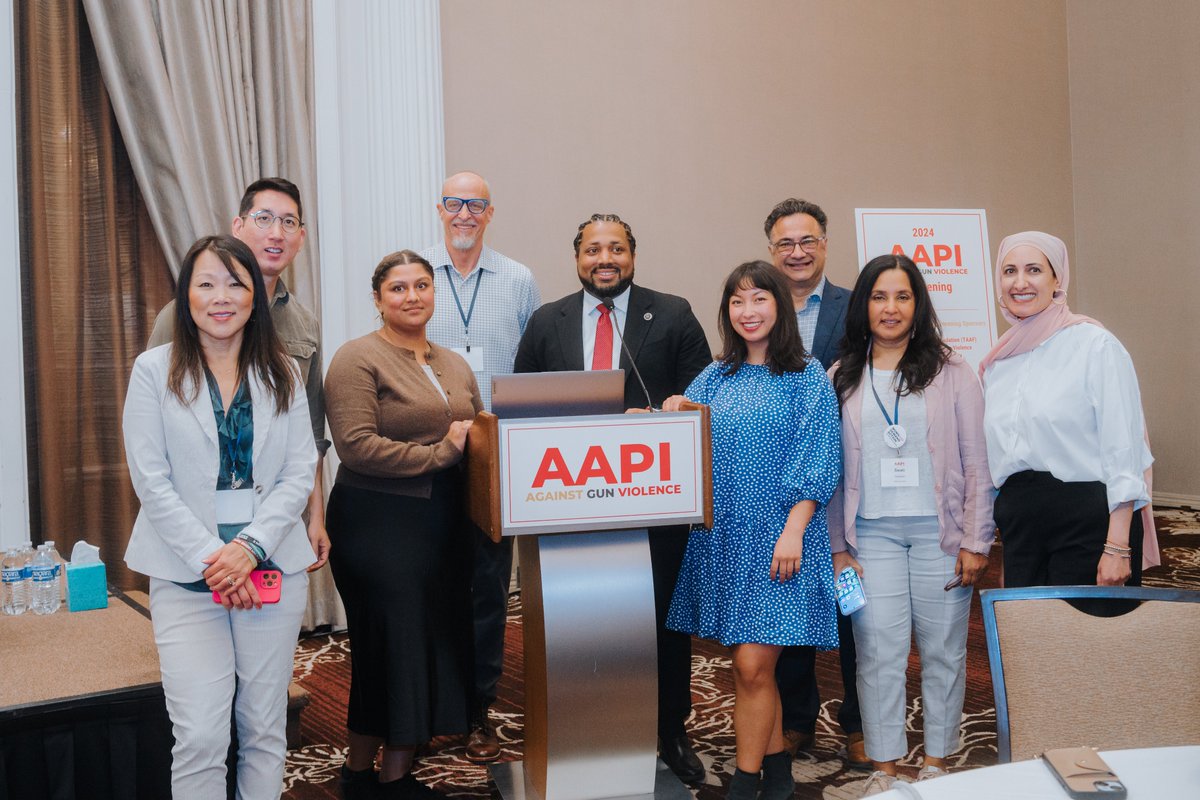 Still buzzing from last week's @AAPIAgainstGV Convening where we had the privilege of hosting @GregJackson46 from the White House Office of Gun Violence Prevention. Energized and committed, we're keeping the momentum to #EndGunViolence strong! Stay tuned for more.