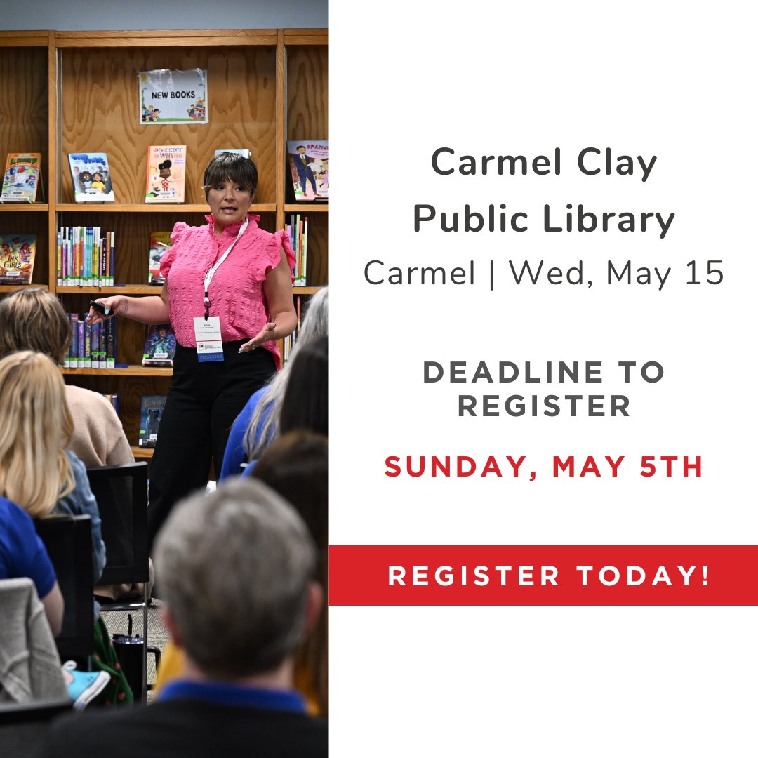 Our last Regional Conference for 2024 will be held in Carmel at the Carmel Clay Public Library. Be sure to take advantage of this central location and register before the deadline of May 5th. #ILFRegionals Register Here: ow.ly/HLuy50RnvGX