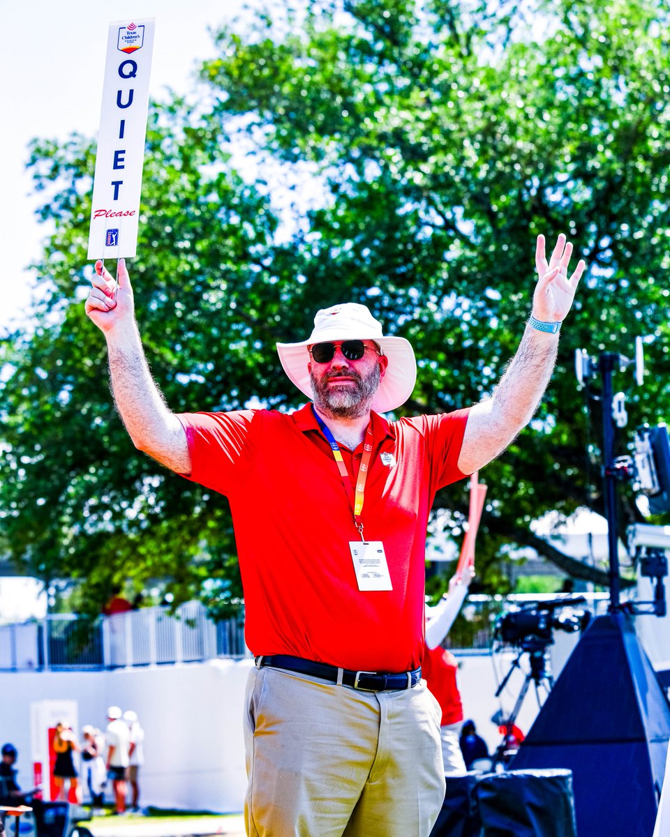 TCHouOpen's tweet photo. Today, we recognize our Gallery Management Ambassador's committee! Our GMA's make up our largest committee of 1,000 volunteers. They bear all weather conditions to help ensure a safe and quiet environment for our players and fans! THANK YOU!
#NationalVolunteerAwarenessWeek #TCHO #PGATOUR @MDAndersonNews