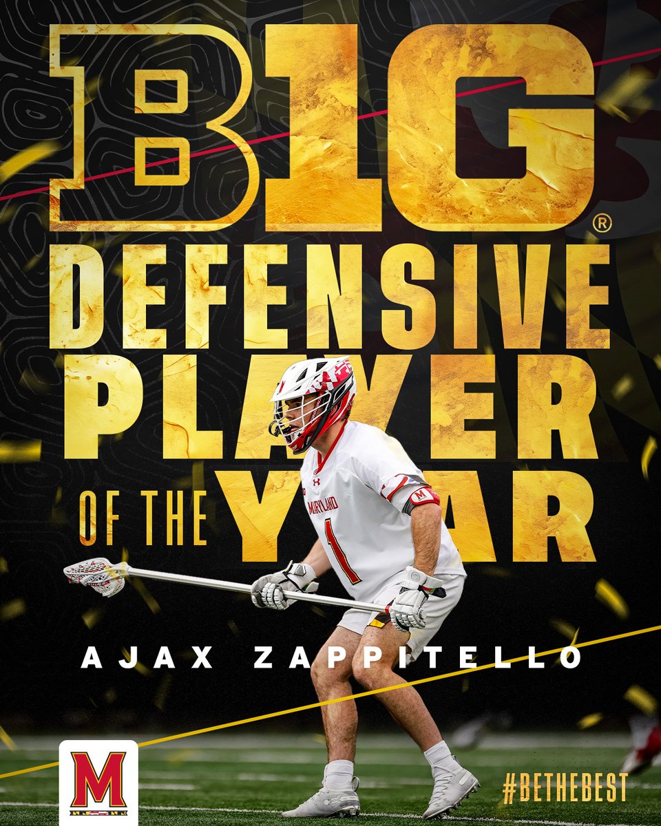 Ajax Zappitello: The Big Ten Defensive Player of the Year

This is the fourth straight year a Terp has taken home this award!

#BeTheBest