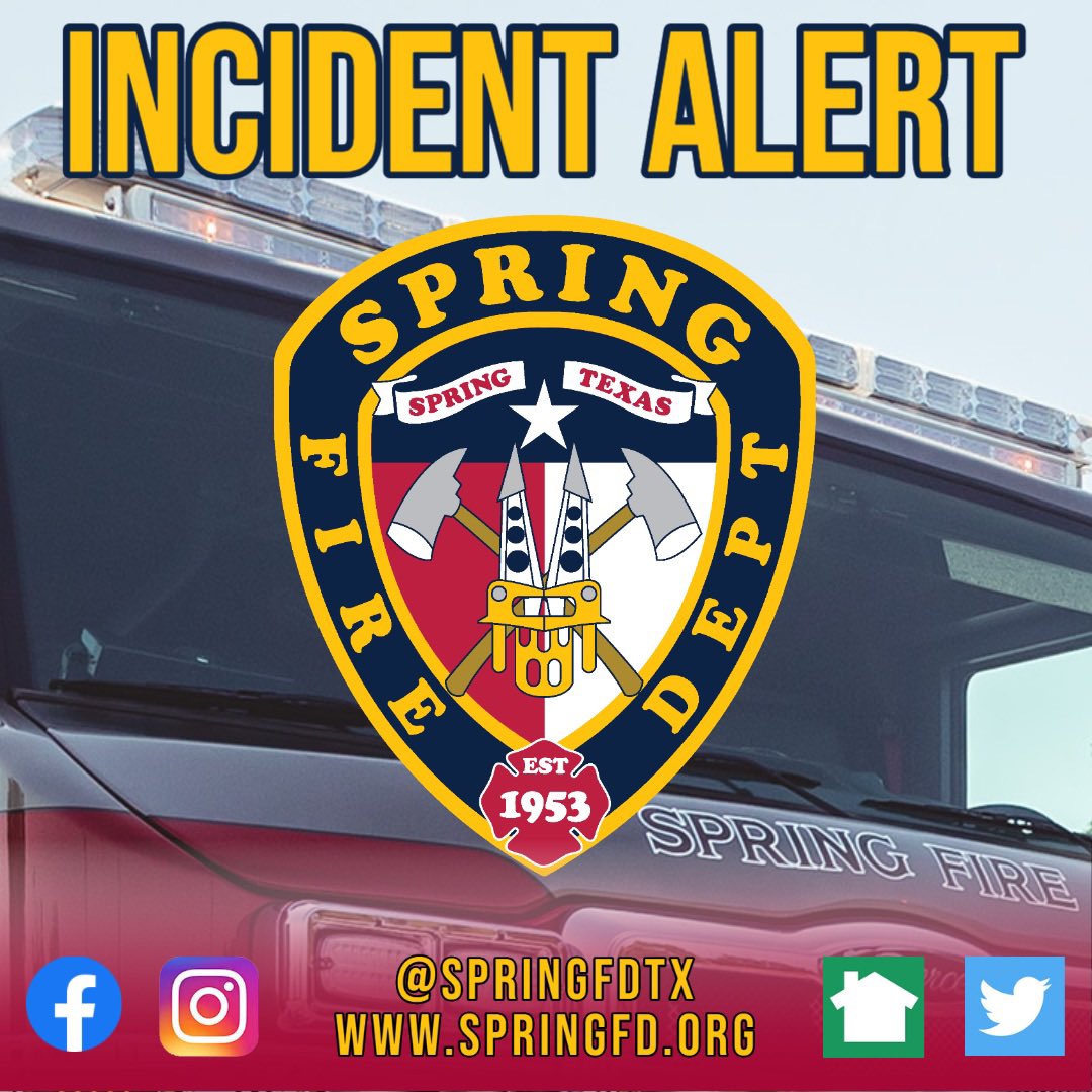 Spring Fire Engines 72 & 76 and District 71 are en route to Doverwick Drive in the Wimbledon Country Subdivision where an incident with a natural gas line has been reported.  #springfdtx #springtx #gasleak
