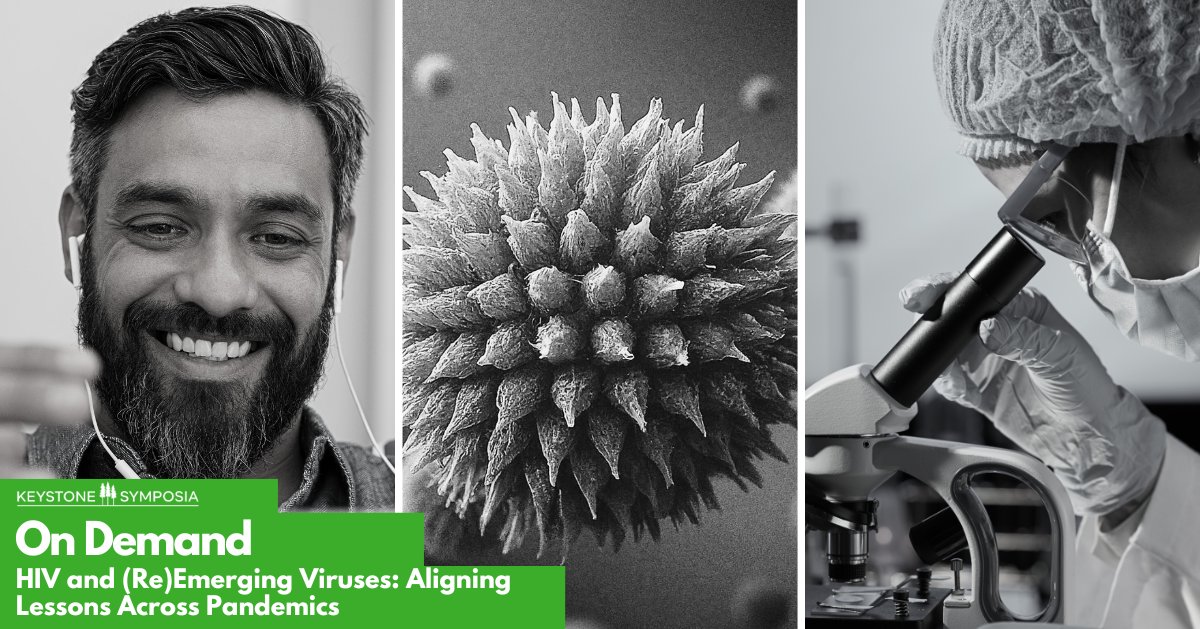 Join us for #HIV and (Re)Emerging #Viruses from the comfort of your own home with on demand! Relive the sessions or watch anew. Visit hubs.la/Q02tZtvr0 for more information. #KSHIVPath24 #ondemand #keystonesymposia