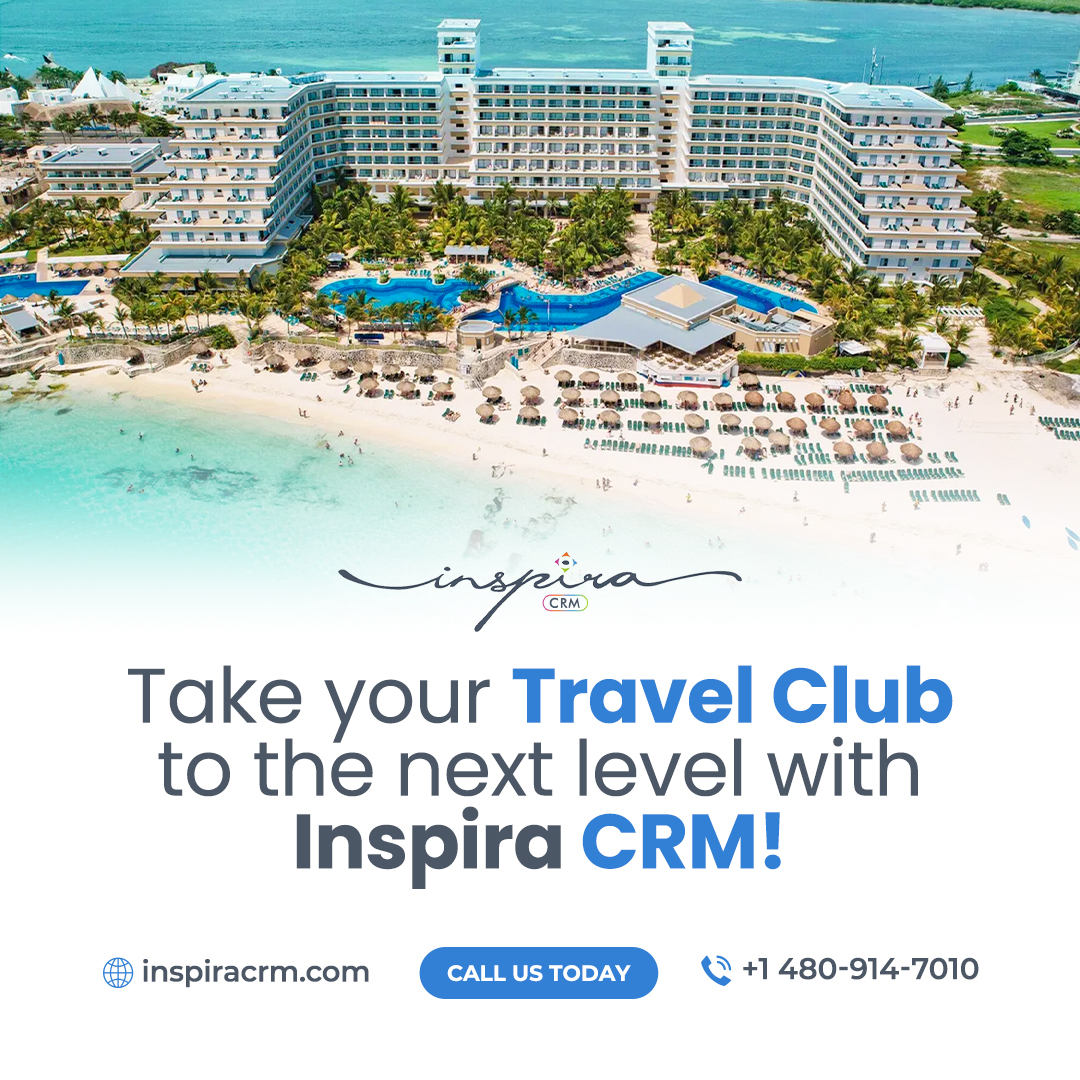 Improve your processing time & increase your profitability, with just one call 📞💪

Call us TODAY +1(480) 914-7010 and get started: zurl.co/H3Lj

#TravelClub #InspiraCRM #Efficiency #Profitability #TimeSaving #IncreaseProfit