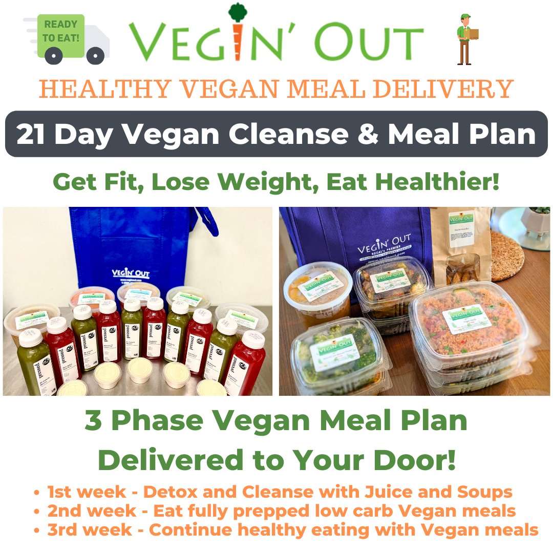 😃Jump back into a healthy lifestyle with our🌱Our 21 Day #Vegan Cleanse!

👉Learn More: veginout.com/collections/la…

#veganfood #plantbased #vegetarian #HealthyEating #detox #juicing #HowNotToAge #NutritionFactsOrg #EvidenceBasedNutrition #LifestyleMedicine