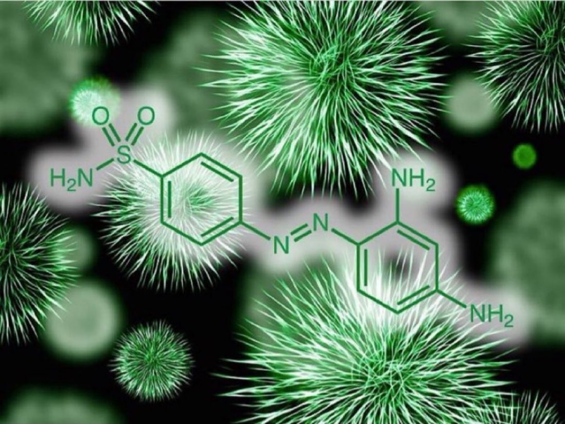 #OnThisDay in 1964 German bacteriologist/pathologist Gerhard Domagk died. In 1939 he was awarded a Nobel Prize for his discovery (1932) of the antibacterial effects of the red dye Prontosil – the 1st antibacterial sulfonamide drug #germofanidea #WednesdayFeeling #RealTimeChem