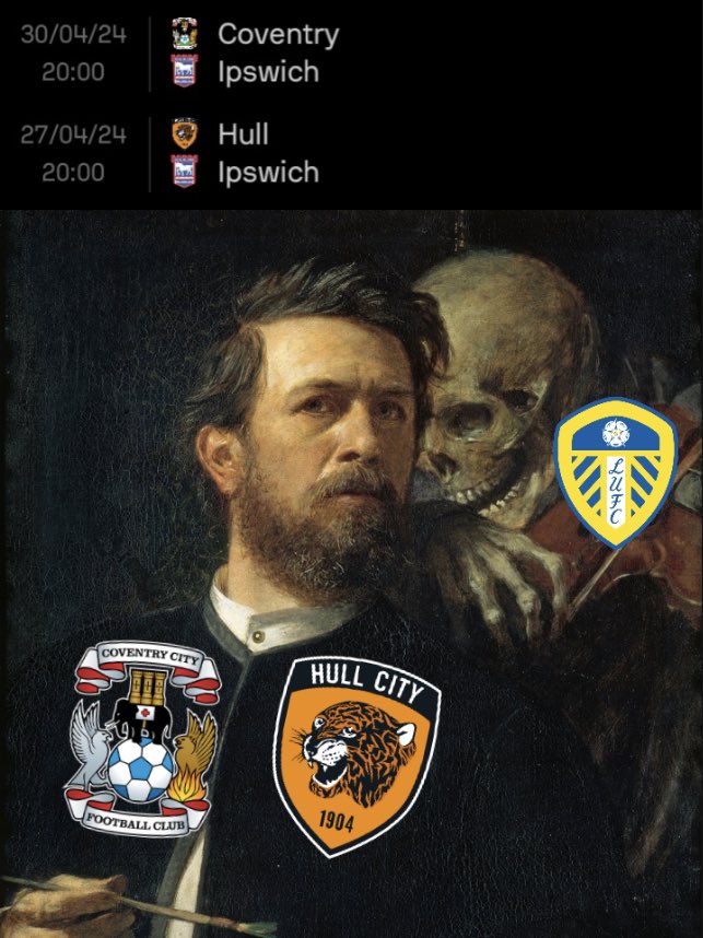 Leeds fans having a sudden interest in the success of Hull and Coventry:
#LUFC