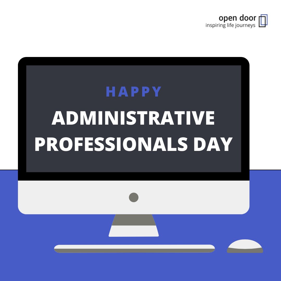 Celebrating our amazing administrative professionals today! 

Your hard work and dedication does not go unnoticed. Thank you for all that you do! 🌟

#OpenDoorCbus #InspiringLifeJourneys #AdministrativeProfessionalsDay