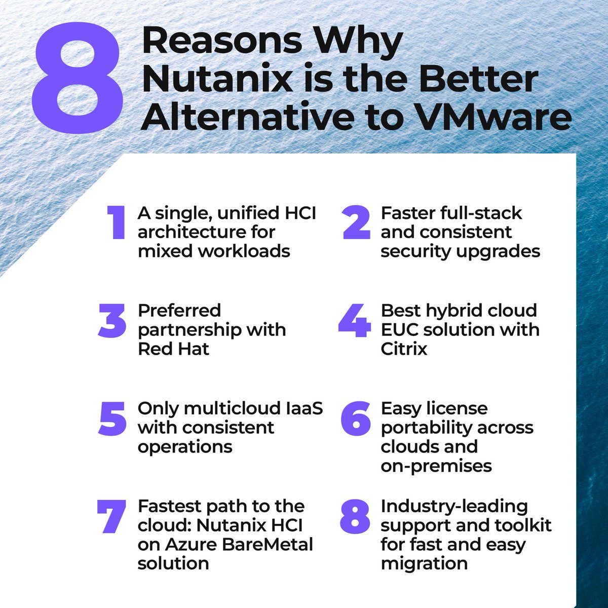 Concerned about the impacts of Broadcom’s acquisition of VMware? 🤔 Nutanix provides a superior solution with one platform to run apps and manage data across a hybrid multicloud environment. ntnx.com/3uDQGtZ