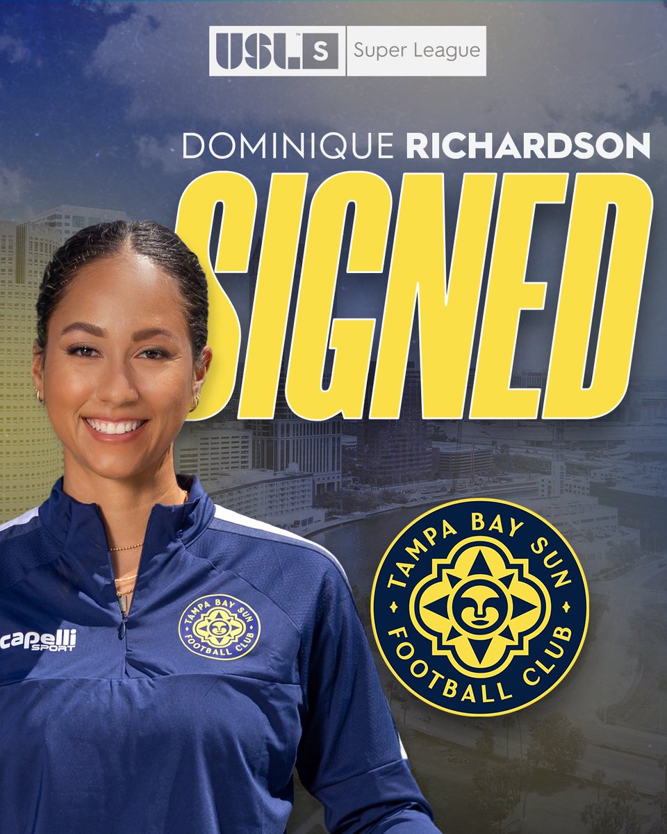 Making history 🐯 @Domi_Richardson has signed with @TampaBaySunFC ☀️ 📰 » mutigers.com/Richardson