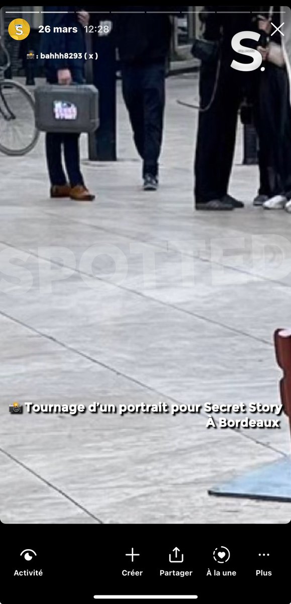 starduprogramme's tweet image. Pour le Space de @IvanPasYvan sur #SecretStory et la supercherie , preuve en plus : 
On m’avait envoyer le tournage d’un portrait sur bordeaux début avril