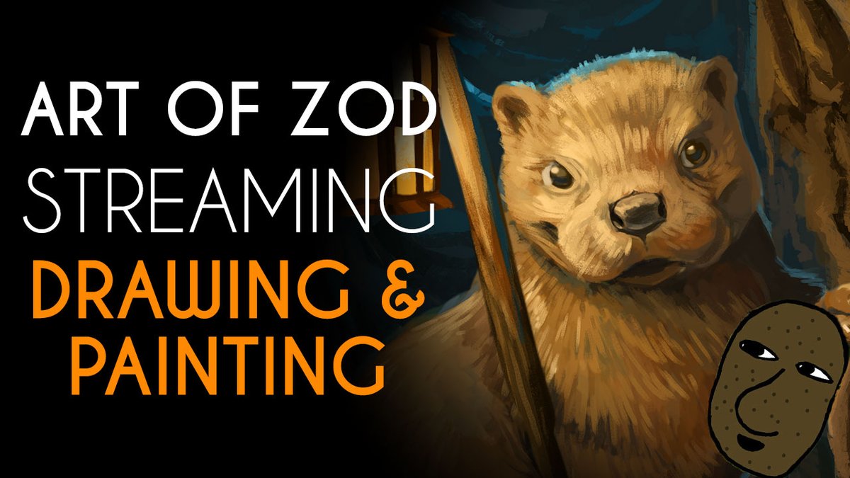 ☕🥔Art Streamings - NONaffiliate - Road to 600 followers! picarto.tv/ArtofZod + twitch.tv/artofzod/ #streaming #twitch #picarto #digitalart #Illustrations #StreamingLive #StreamingNow