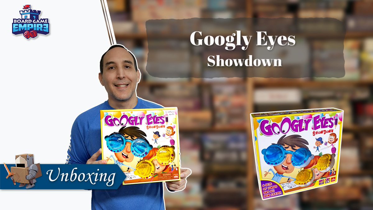 Googly Eyes Showdown Unboxing youtube.com/watch?v=E6dO9O… @GoliathGamesUS #boardgameempire #Unboxing #TopGames #BoardGames #GooglyEyesShowndown #GoliathGames #BGG #boardgamenight #boardgamenights #boardgameaddict #boardgamegeeks #boardgameday #boardgamecommunity #gamenight
