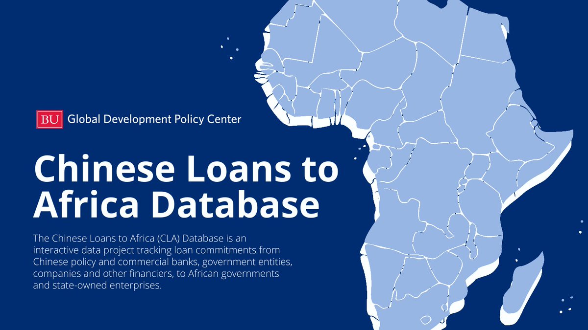 🌍 Now updated with 2021-22 data, the Chinese Loans to Africa Database documents over 1,200 loans from Chinese policy + commercial banks to African govs and state-owned enterprises. Explore the data: gdpcenter.org/4d7jblb