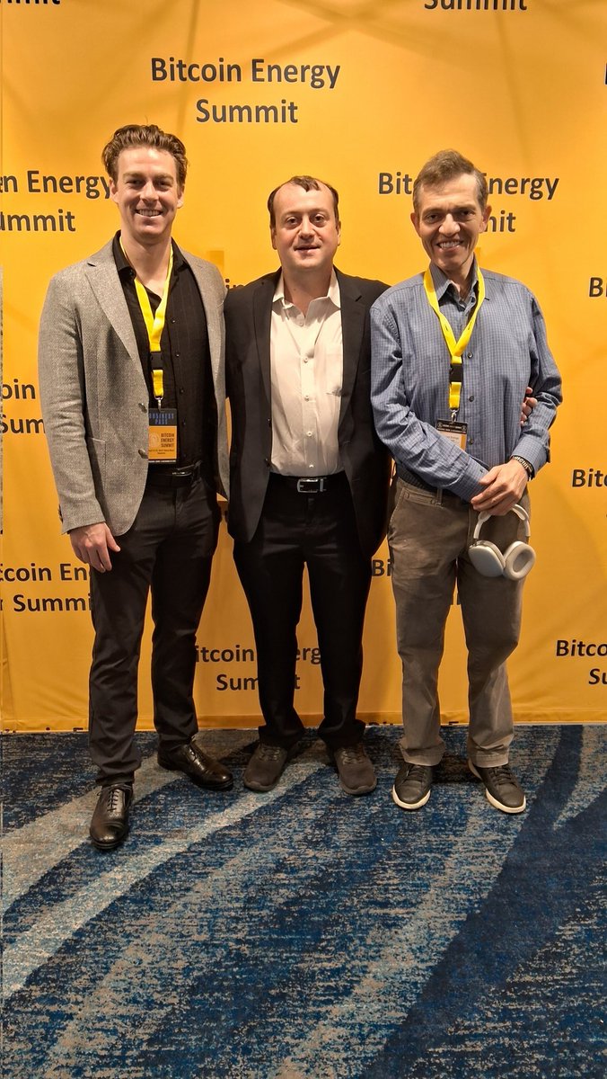 Great talk at the Bitcoin Energy Summit with @IamJohnDivine @Igor_GontaMP @CarbonCreditXyz @MarketProphit @rwaholdings