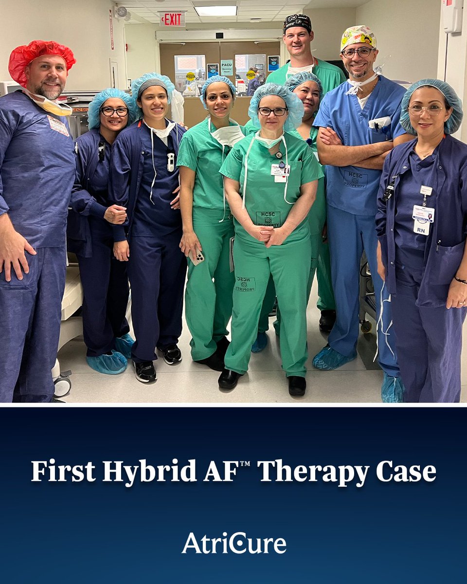 Cardiothoracic surgeon Dr. Drotar and EP Dr. Atteya from @CBMCNJ joined forces to treat their first LSPAF patient with Hybrid AF™ Therapy. Together, they exemplify a dual approach yielding better outcomes. Discover the innovative strategy reshaping LSPAF treatment:…