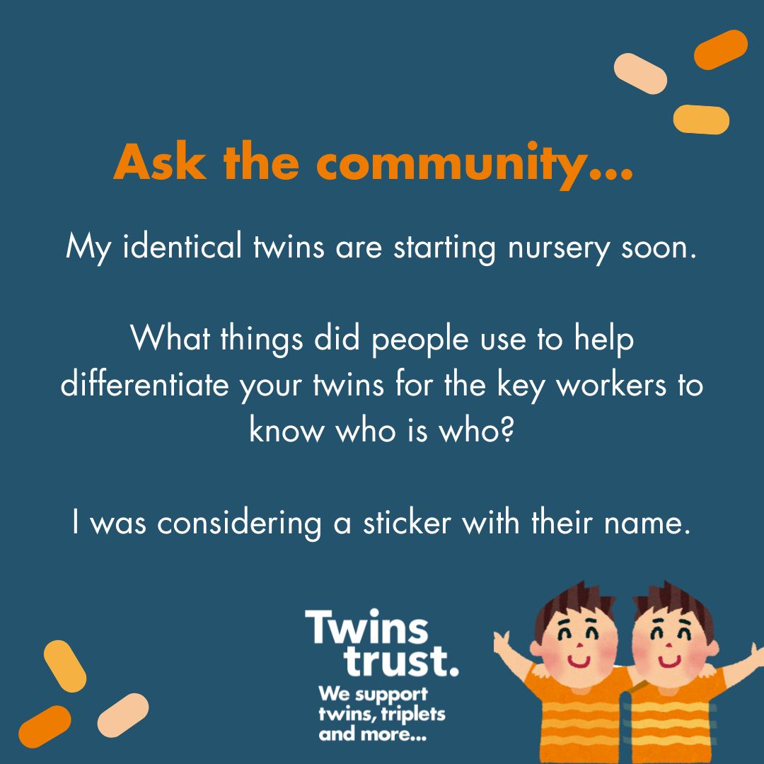 This week’s ‘ask the community’ is about starting nursery.

#askthecommunity