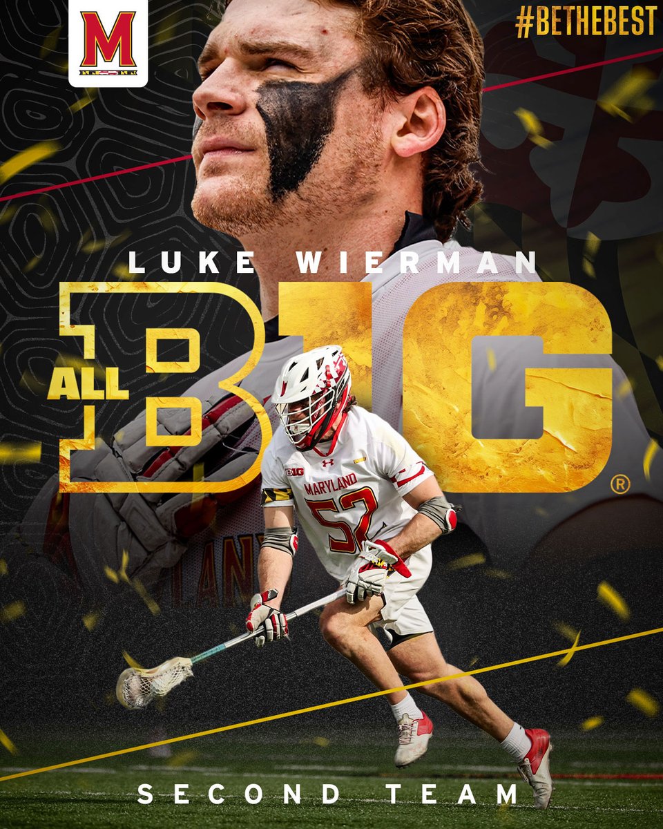 For the third straight season, Luke Wierman is an All-Big Ten selection! #BeTheBest