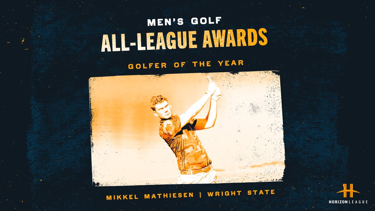 Our 2024 #HLGOLF Men's Golfer of the Year is Mikkel Mathiesen (@MickyMathiesen) of @WrightStateGolf!

⛳️: bit.ly/44eXbko
#OurHorizon 🌇