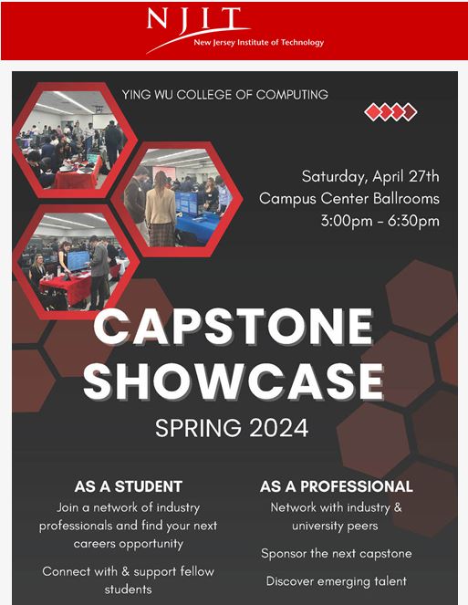 The spring capstone showcase is an opportunity to network with peers and industry, share ideas, form new partnerships, find talent, explore careers, and view some of the best in creative innovations that can change the world of today and tomorrow. #entrepreneur #STEM #innovation