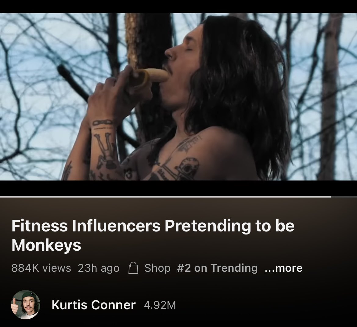 #2 on trending 🍌🦶