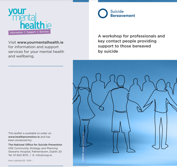 REMINDER! This workshop for professionals and key contact people providing support to those bereaved through suicide will be staged in Castlebar, Co Mayo tomorrow, Thursday, April 25. Find out more here: westbewell.ie/2024/04/19/sui…