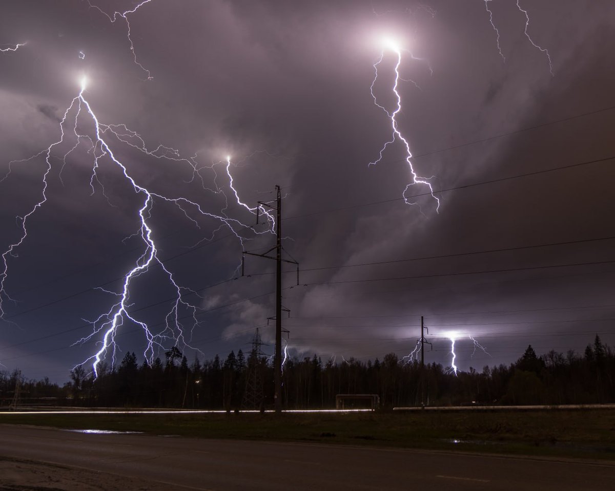 April 19, 2024 storm in Sarov, Russia