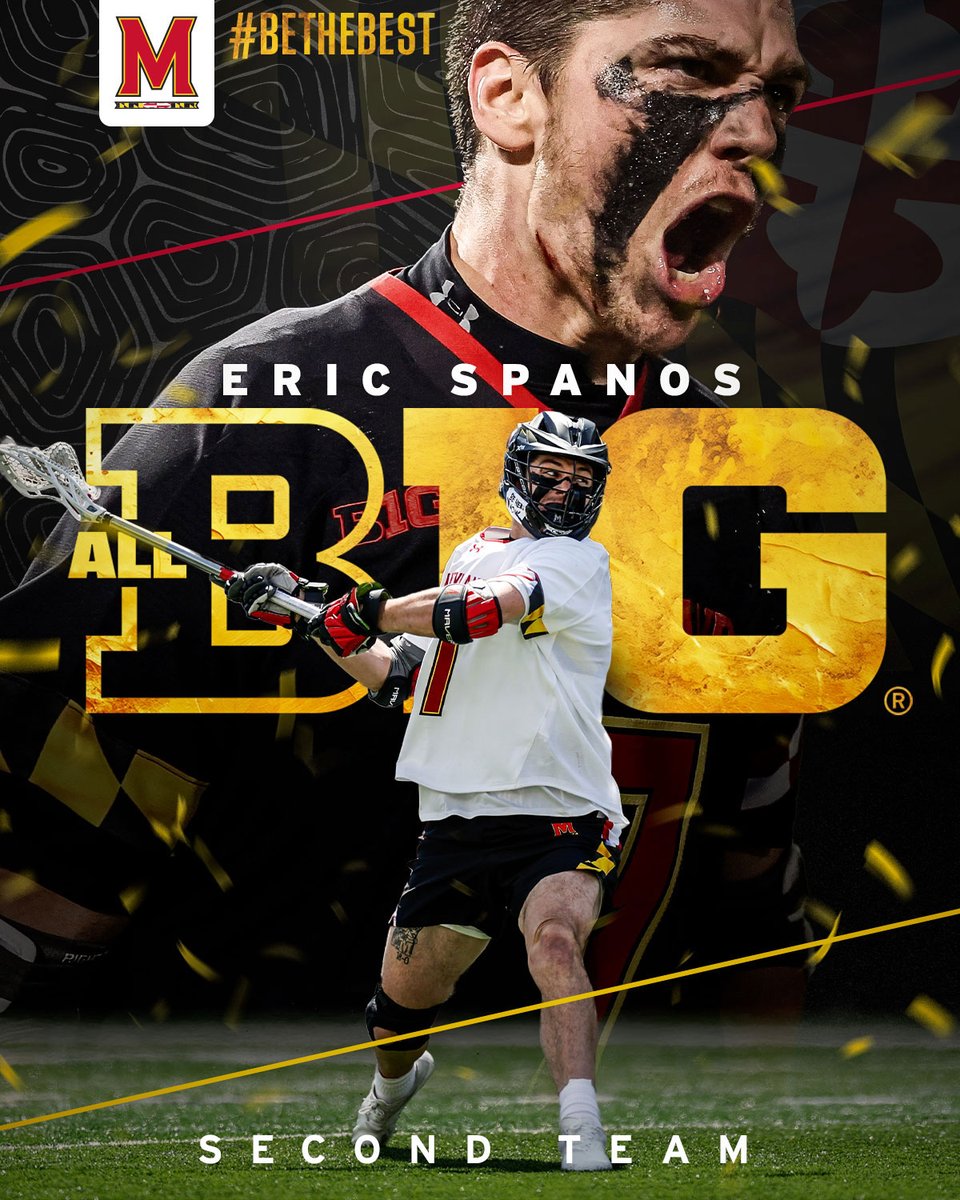 Eric Spanos earns All-Big Ten honors for the first time in his career! #BeTheBest